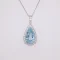 day chuyen aquamarine pear 1