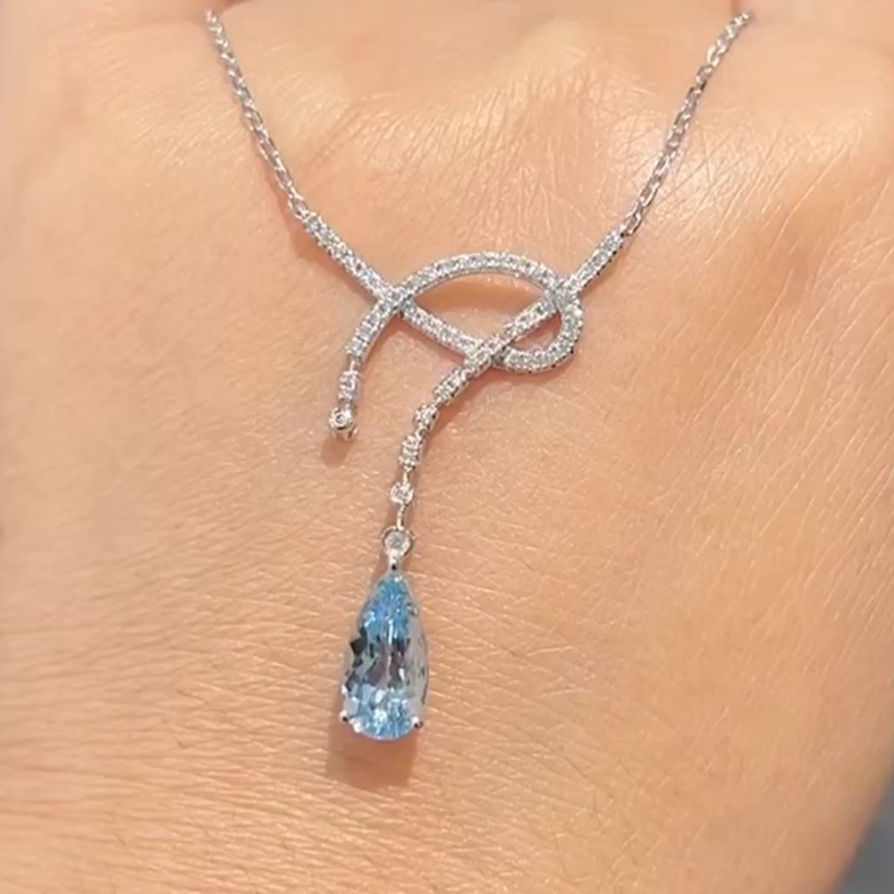 Dây Chuyền Aquamarine