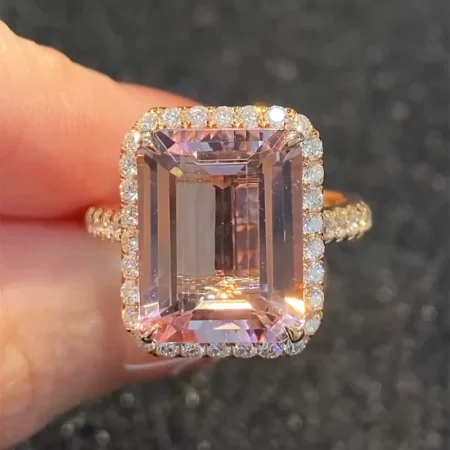 Nhẫn Đá Morganite