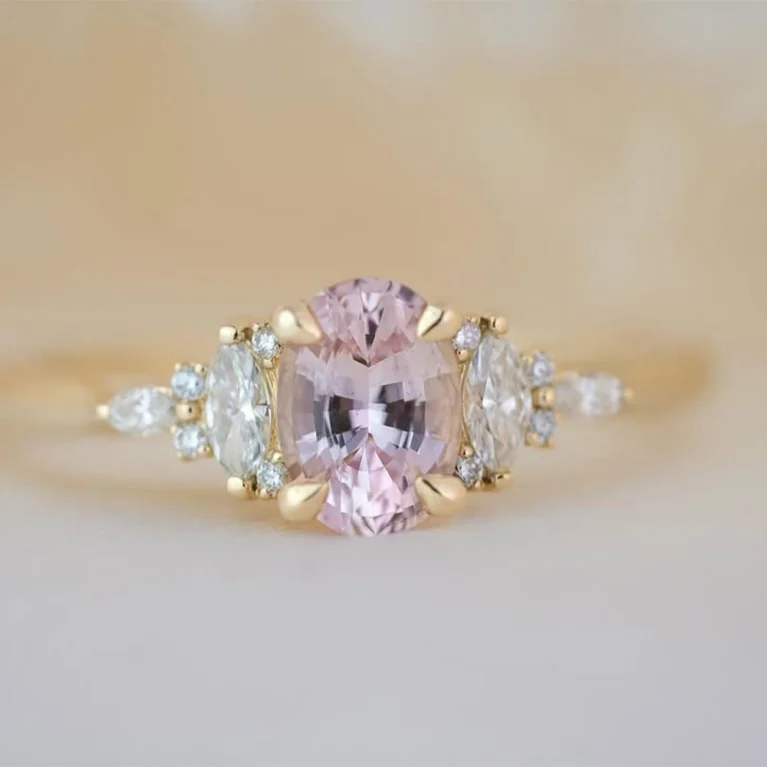 Nhẫn Sapphire Hồng 0.94ct