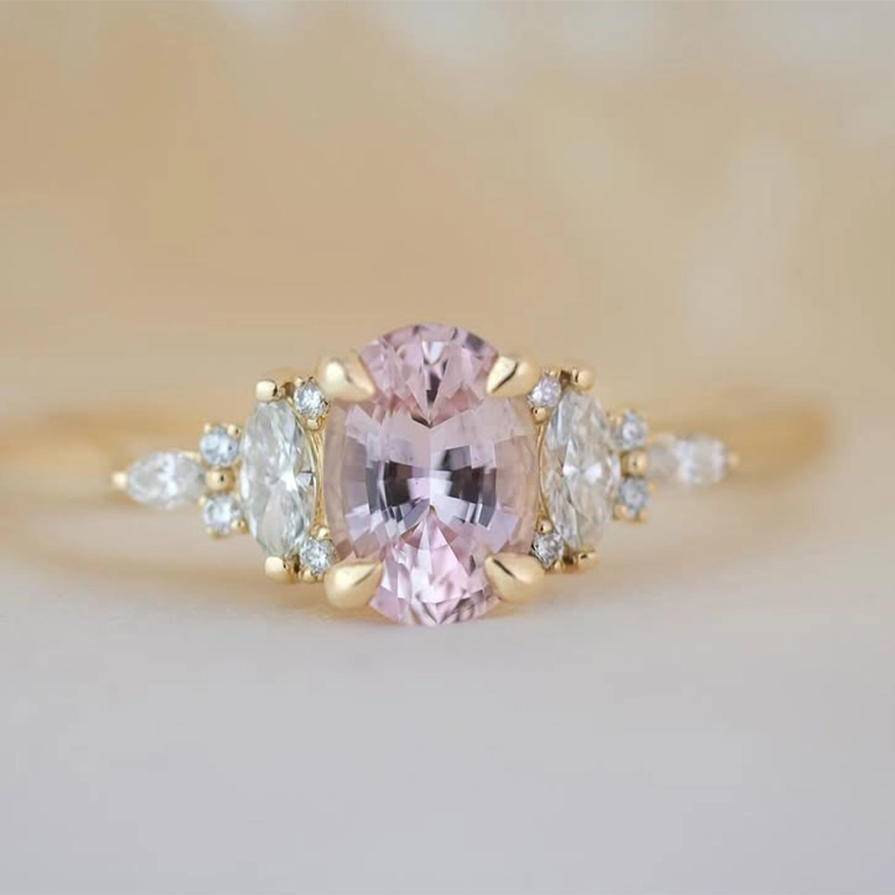 Nhẫn Sapphire Hồng 0.94ct