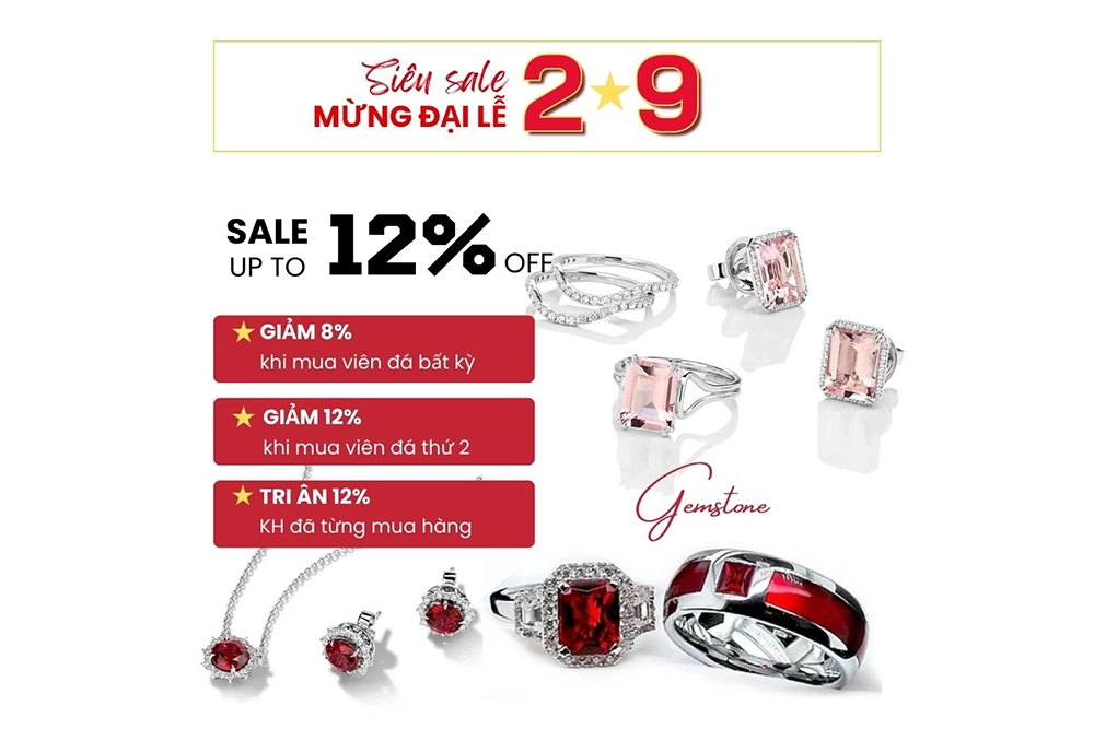 sale off quoc khanh 2 9 unigem