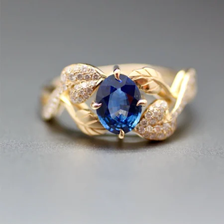 Nhẫn Đá Blue Sapphire