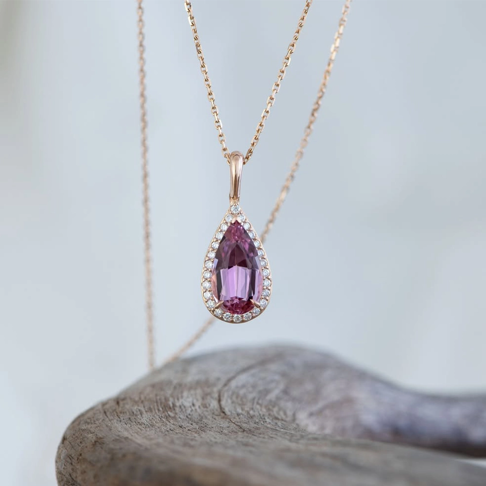 Dây Chuyền Đá Amethyst Tím