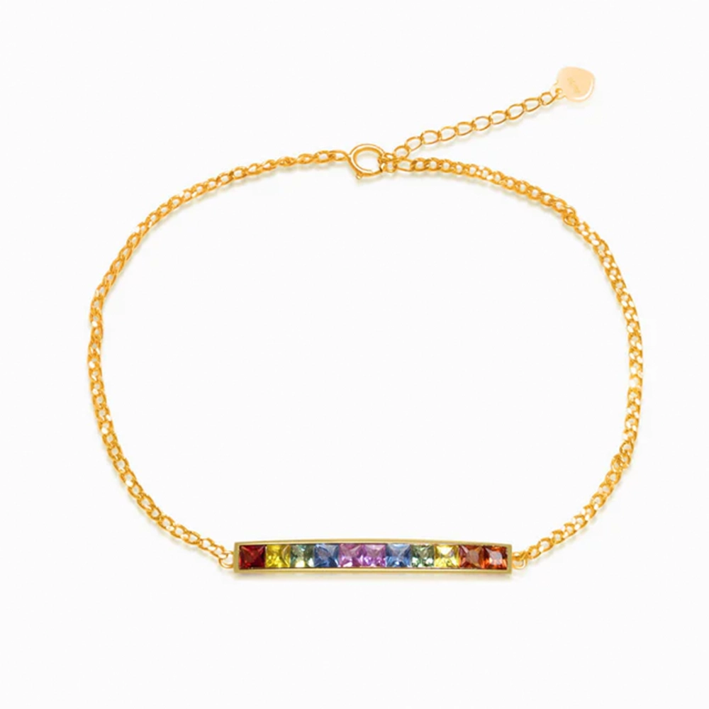 Lắc Tay Sapphire Đa Sắc