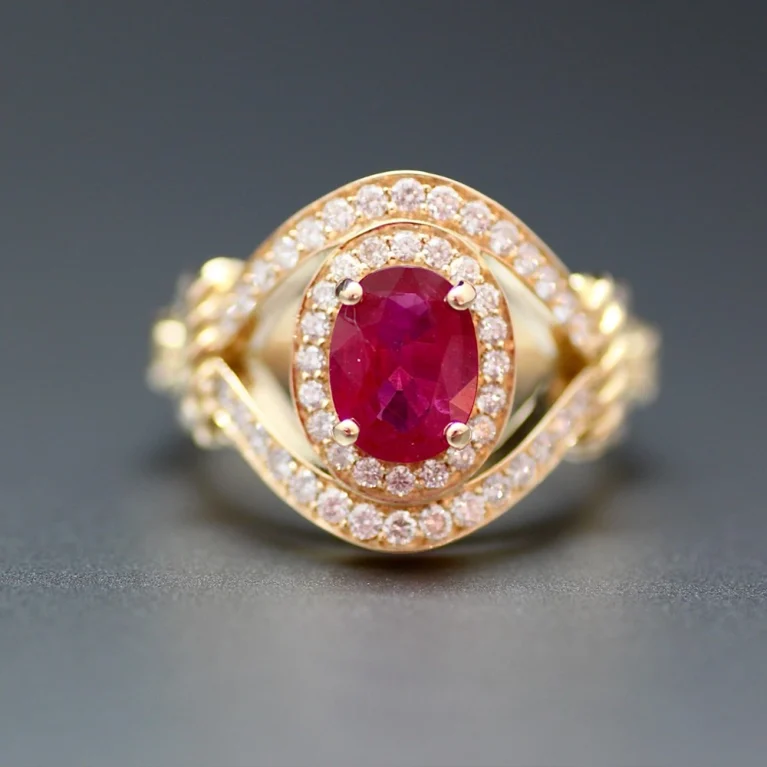 Nhẫn Đá Ruby