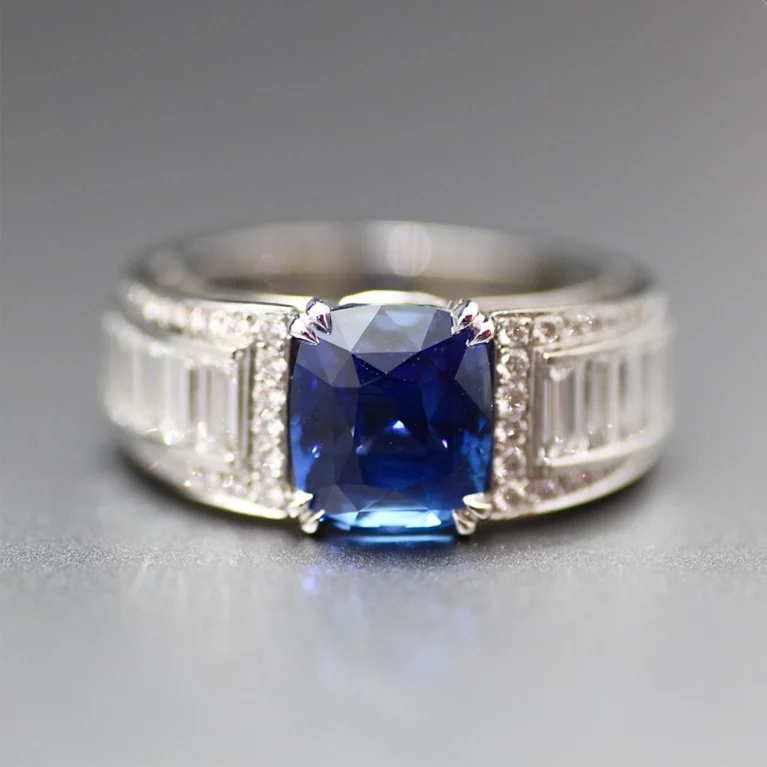 Nhẫn Nam Blue Sapphire