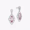 bong tai da quy thien nhien morganite pear