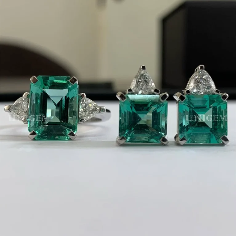 Set Trang Sức Đá Emerald Ngọc Lục Bảo