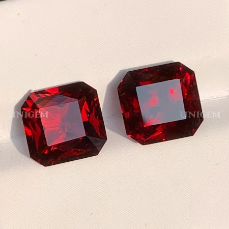 Cặp Đá Garnet Đỏ 8.6ct