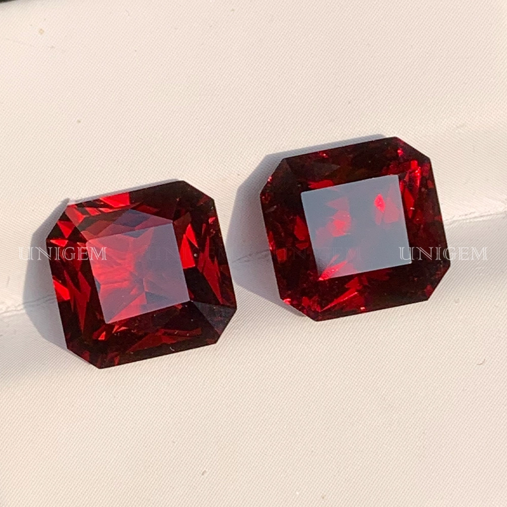 Cặp Đá Garnet Đỏ 8.6ct