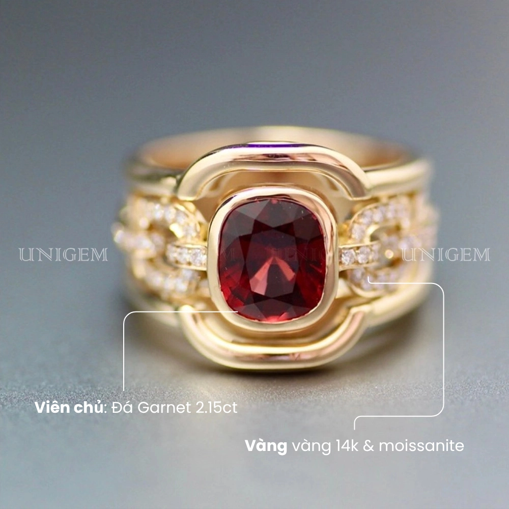 Garnet Viên đá sinh của tháng 1 - khởi đầu mạnh mẽ và thành công bền vững cho năm mới 2026 8 nhan da garnet thien nhien