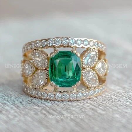 Nhẫn Đá Emerald Ngọc Lục Bảo