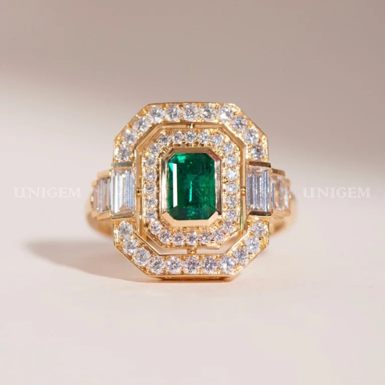 Nhẫn Emerald Ngọc Lục Bảo Thiên Nhiên