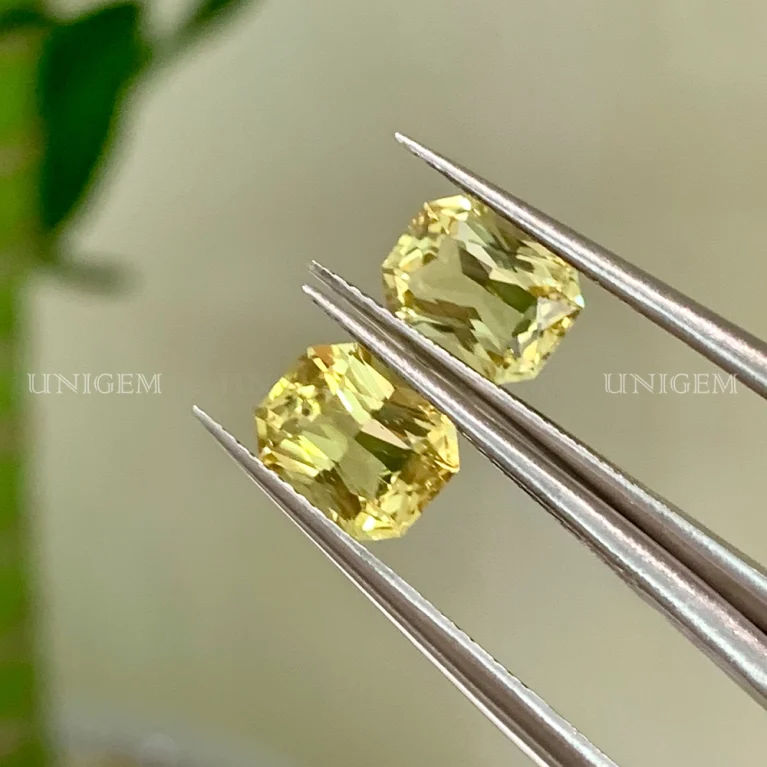 Cặp Đá Heliodor 1.89ct