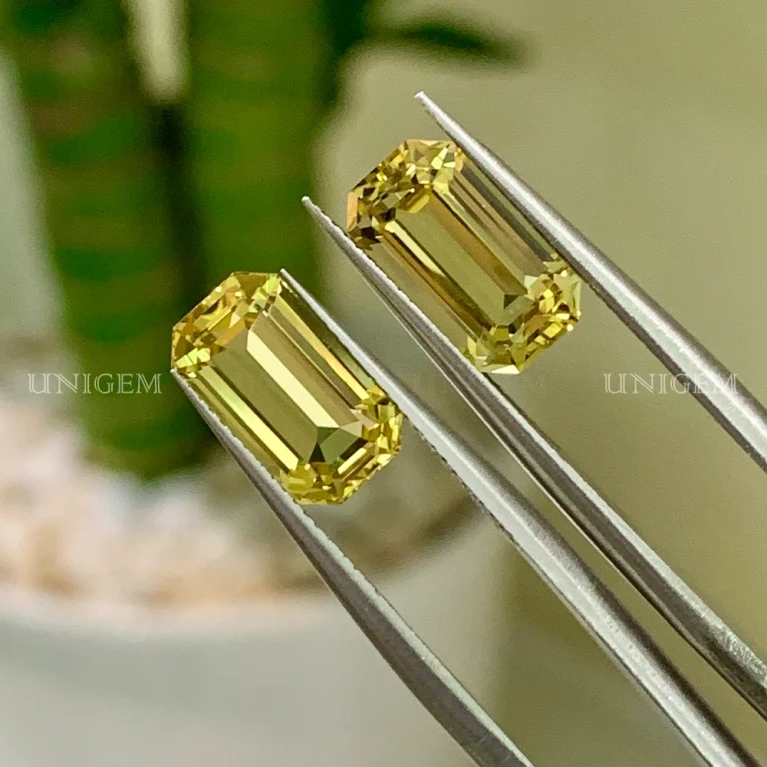 Cặp Đá Heliodor 4.6ct