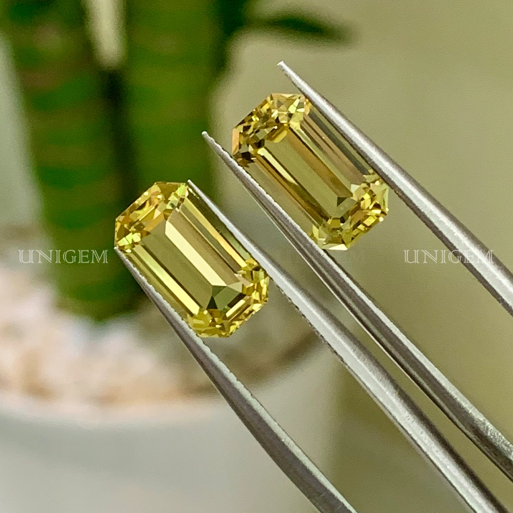 Cặp Đá Heliodor 4.6ct