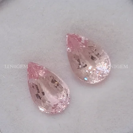 Cặp Đá Morganite 3.6ct