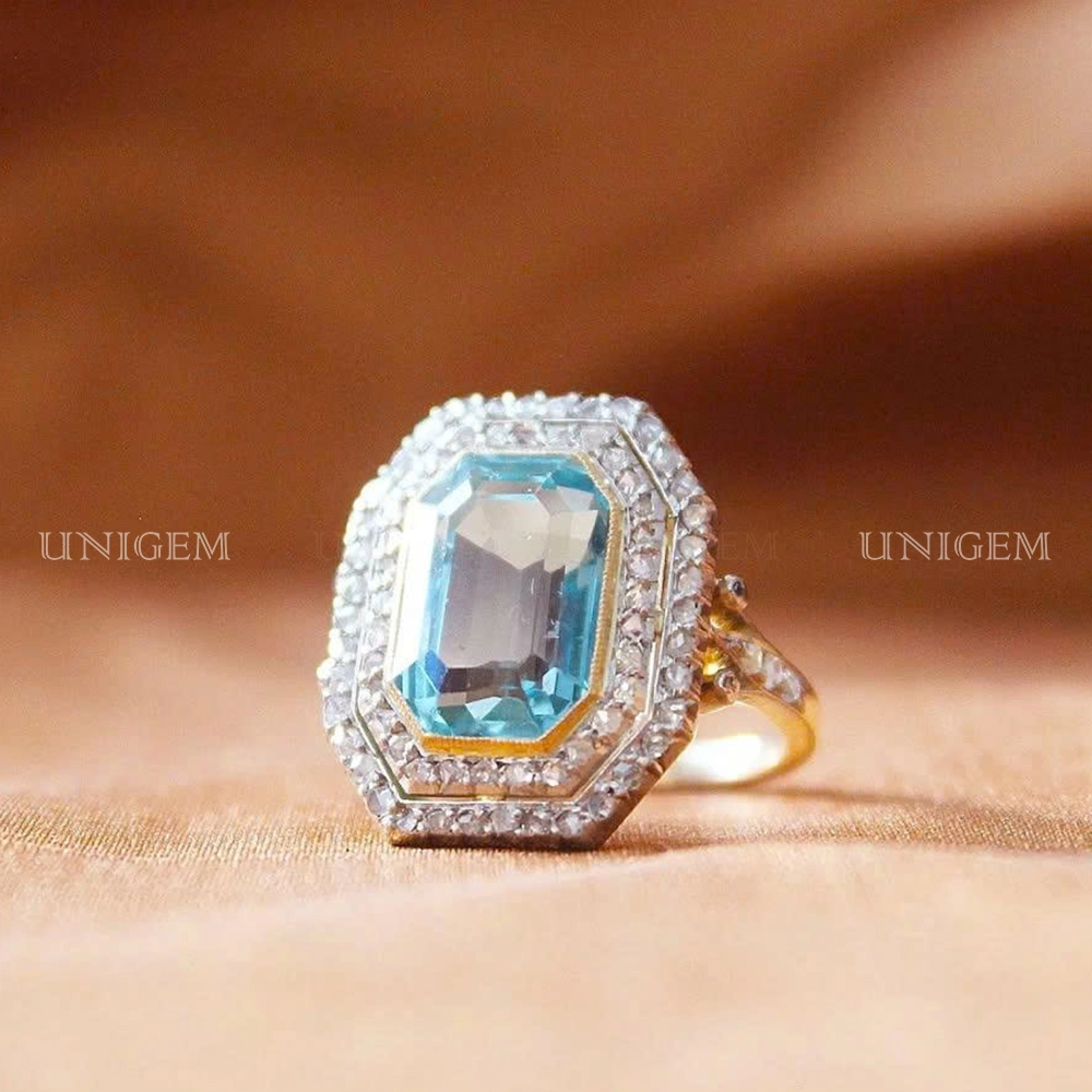 Tháng 3 và Aquamarine - Viên đá của biển cả và lựa chọn của giới mộ điệu tại Unigem 5 da aquamarine thien nhien 1