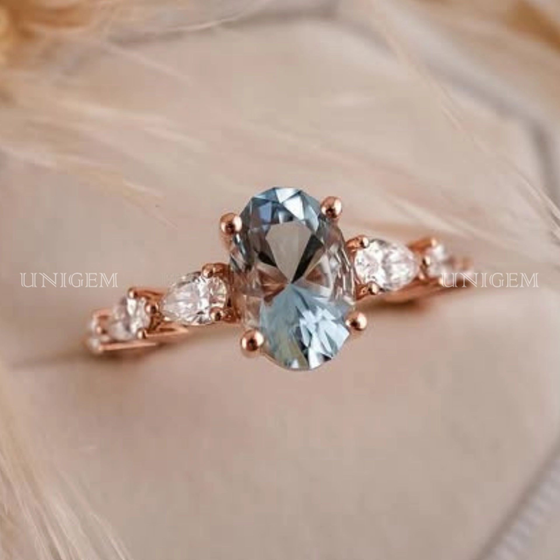 nhan da aquamarine thien nhien unigem 11