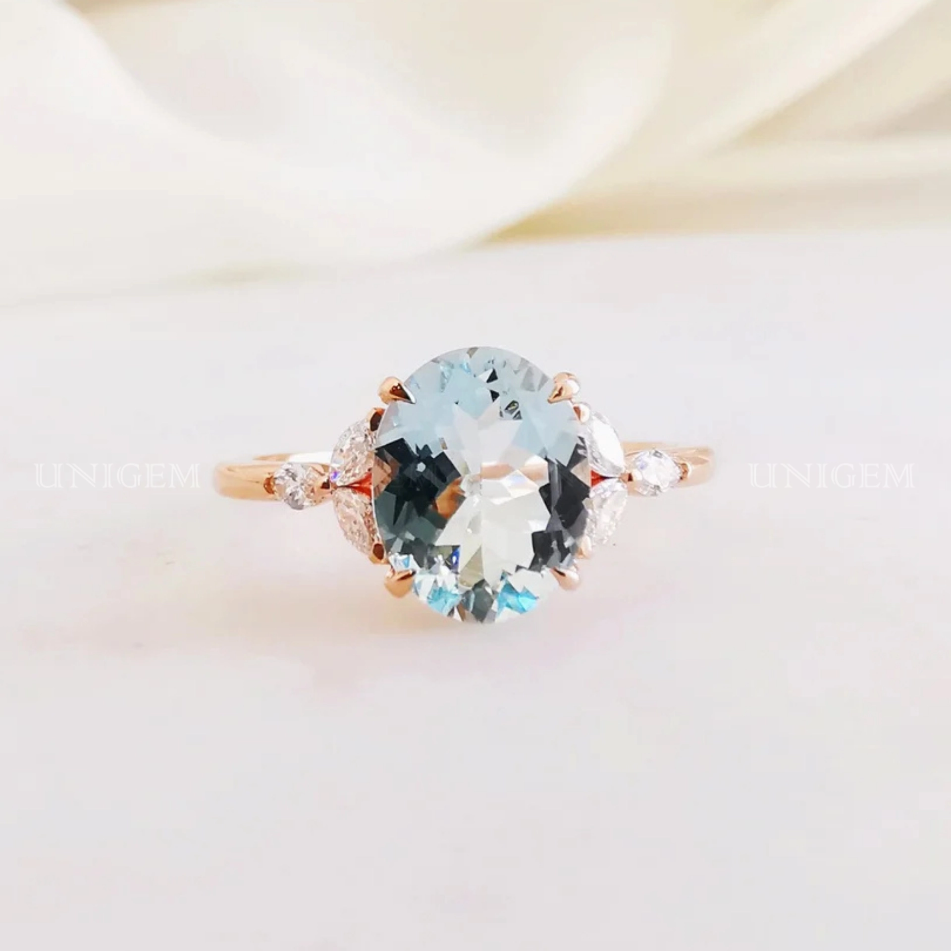 nhan da aquamarine thien nhien unigem 25