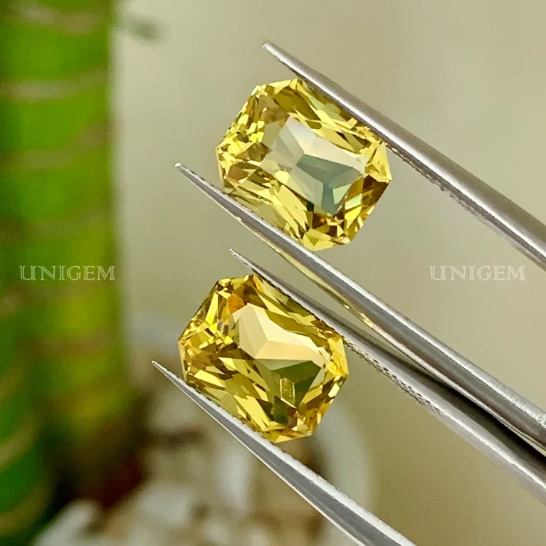 Cặp Đá Heliodor 5.1ct