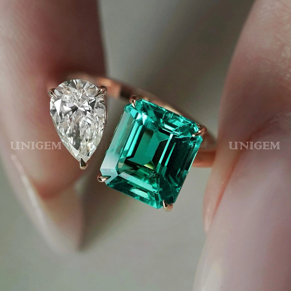 Nhẫn Đá Emerald Ngọc Lục Bảo Thiên Nhiên